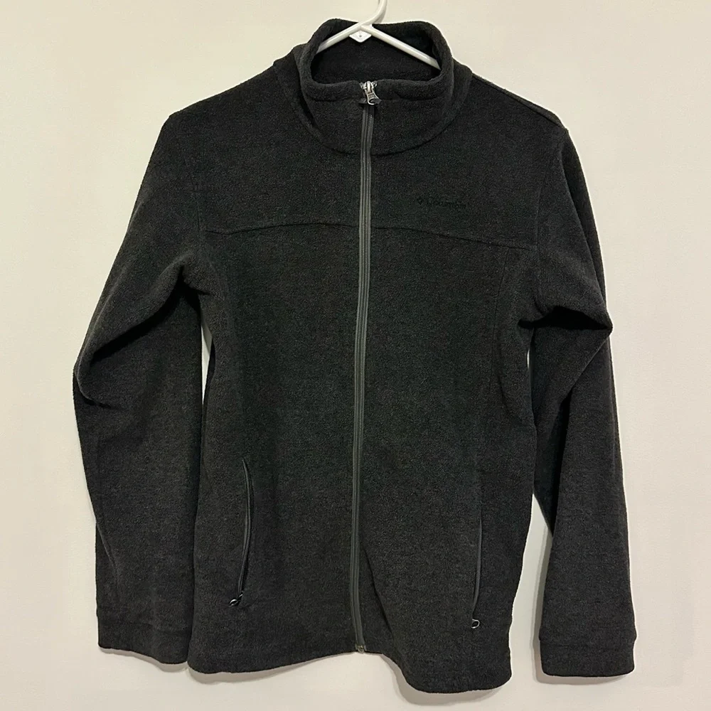 Columbia Fleece Jacket in Gray large 14/16